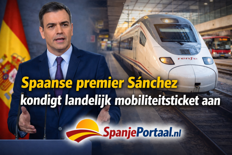 Spaanse premier Sánchez kondigt landelijk mobiliteitsticket aan