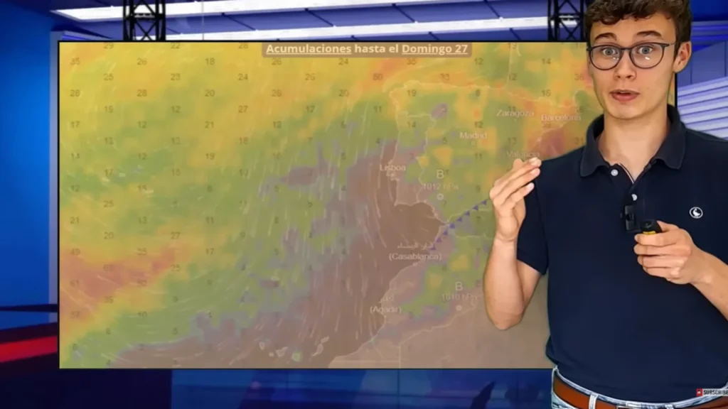 Jorge rey joven aficionado meteorologia ultima prediccion