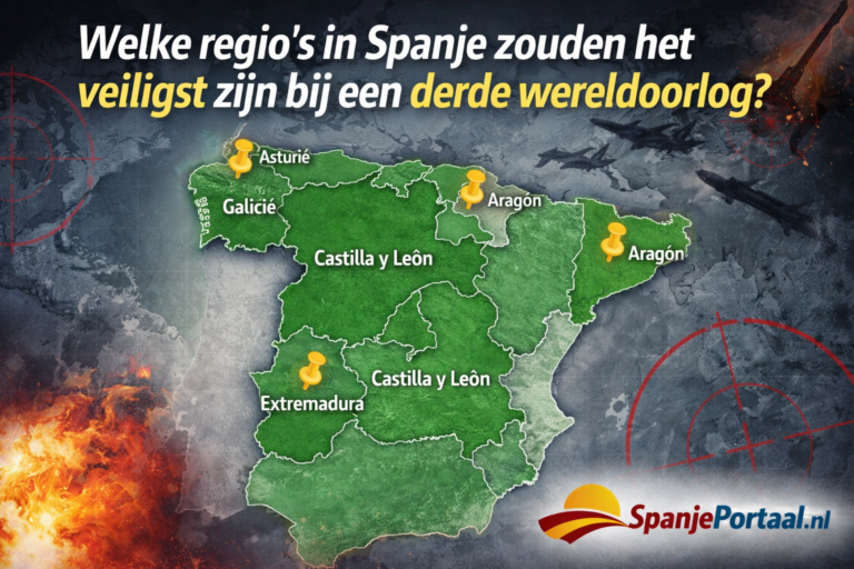 Welke regio’s in Spanje zouden het veiligst zijn bij een derde wereldoorlog?