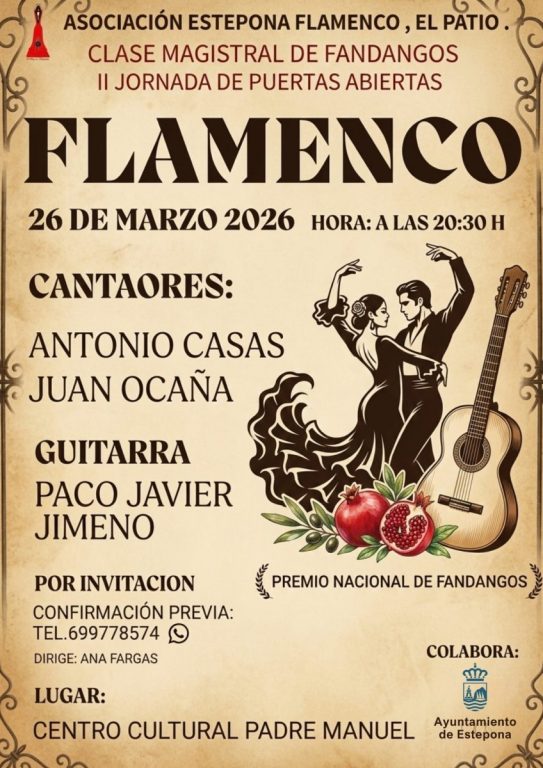 II Jornada de Puertas Abiertas ‘Flamenco 543x768