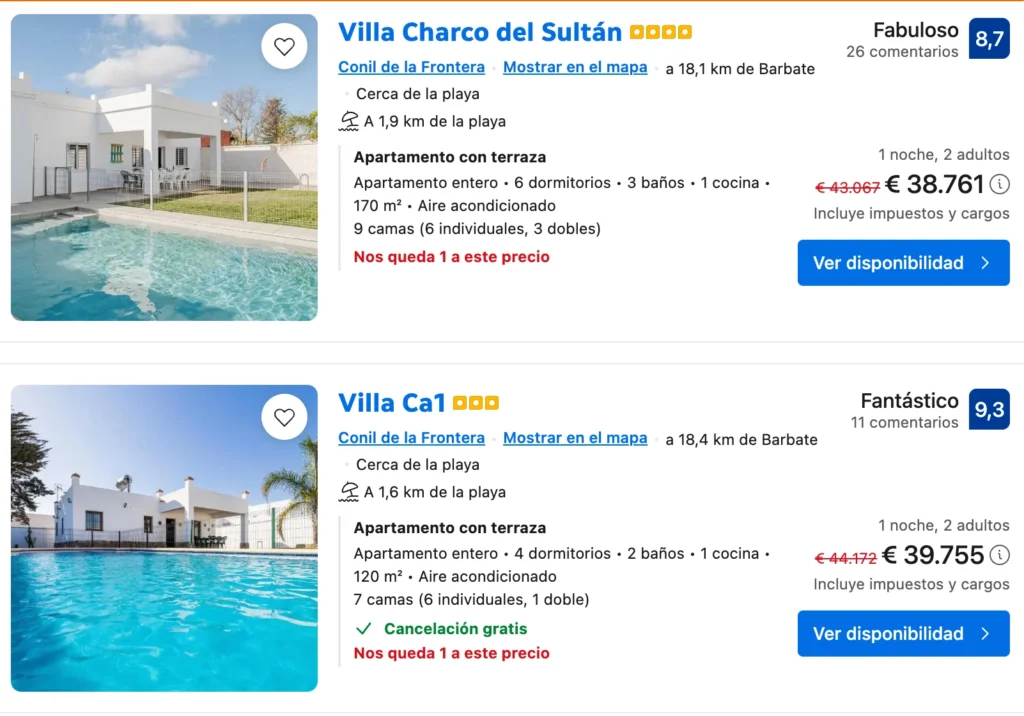 Prijzen exploderen voor zonsverduistering in 2027 vakantiehuis in Cádiz kost tot €40.000 per nacht