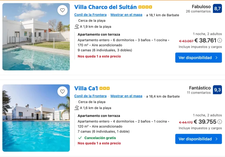 Prijzen exploderen voor zonsverduistering in 2027 vakantiehuis in Cádiz kost tot €40.000 per nacht