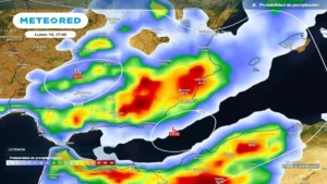 DANA Adam nog niet voorbij nieuwe zware buien, hagel en kans op waterhozen in Spanje