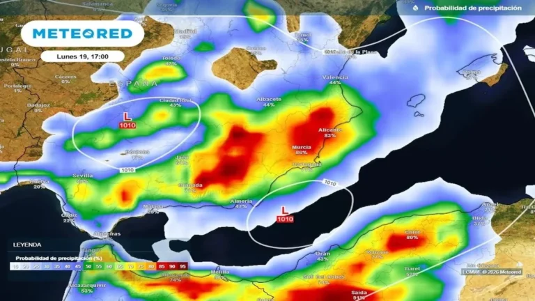 DANA Adam nog niet voorbij nieuwe zware buien, hagel en kans op waterhozen in Spanje