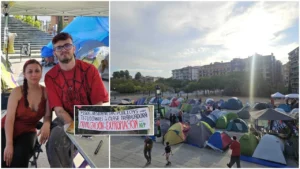 Woningcrisis Spanje leidt tot massale protesten honderden mensen kampeerden op straat in Granada